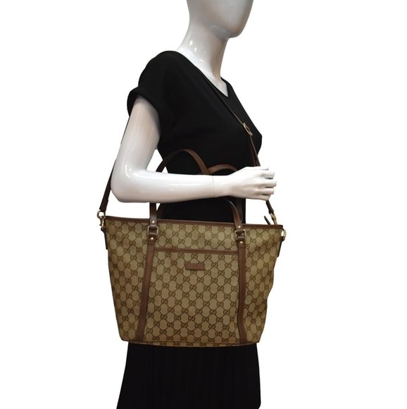 NWOT Authentic Gucci GG Supreme Monogram Medium Joy Tote Crossbody - Picture 3 of 10
